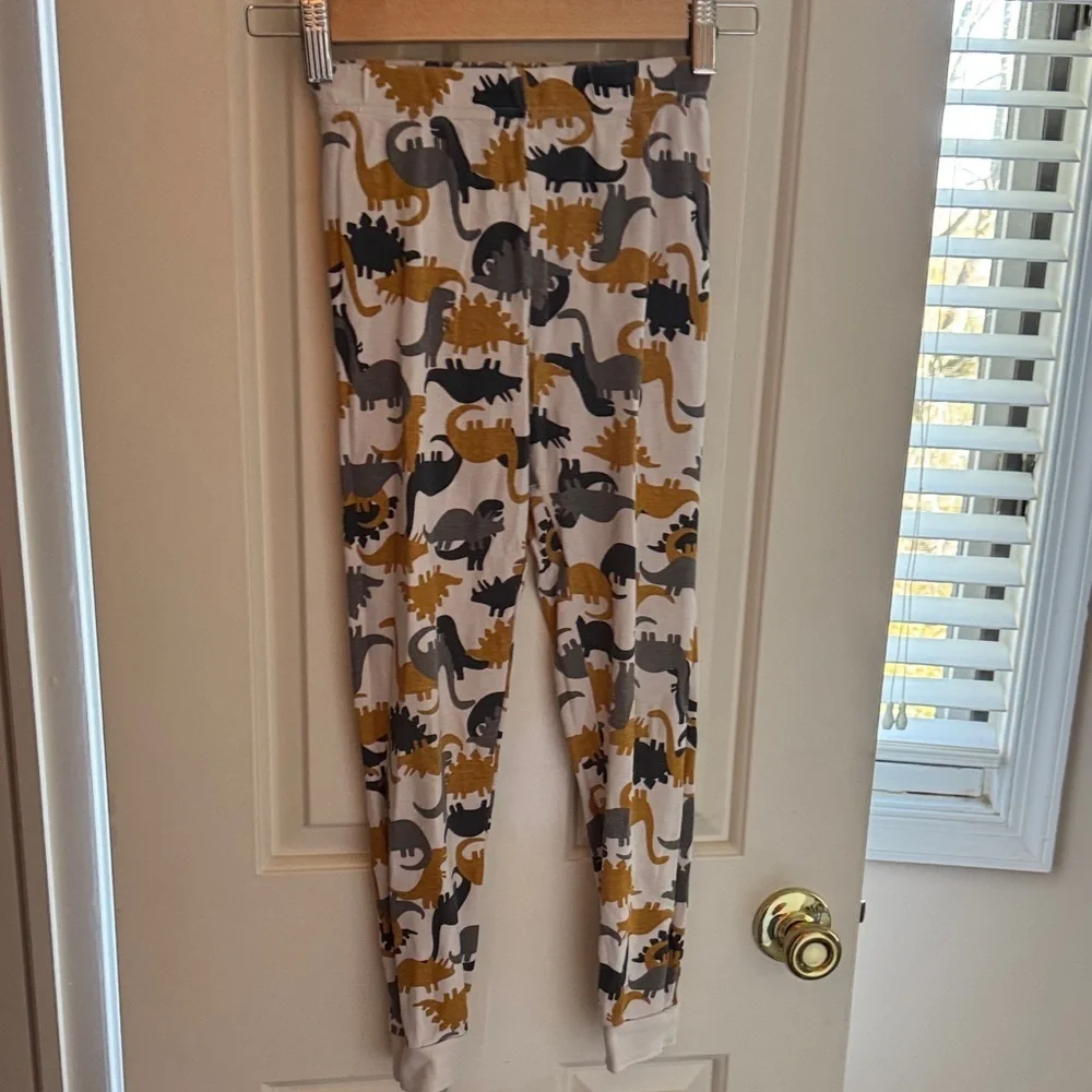Petit Lem Dinosaur Print Kids Pajama Set